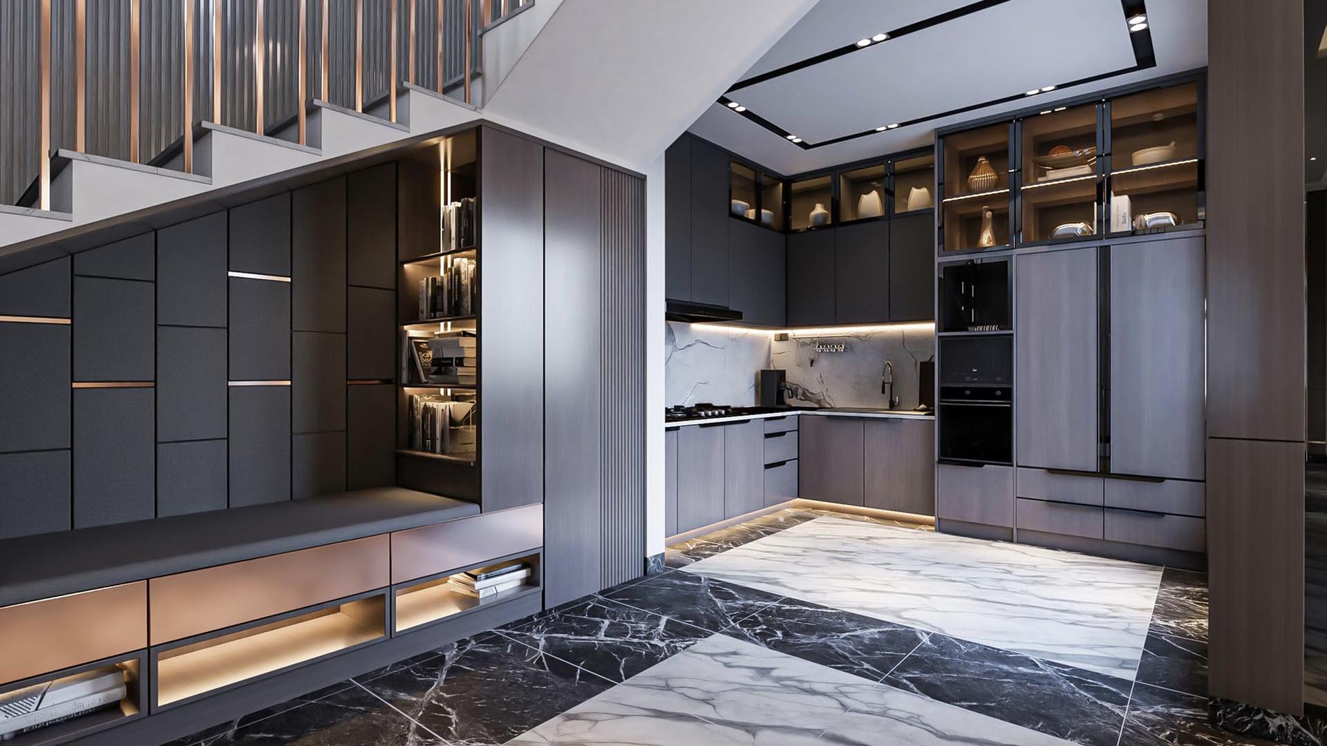 West London Cabinetry - Under stairs storage London sample project 1