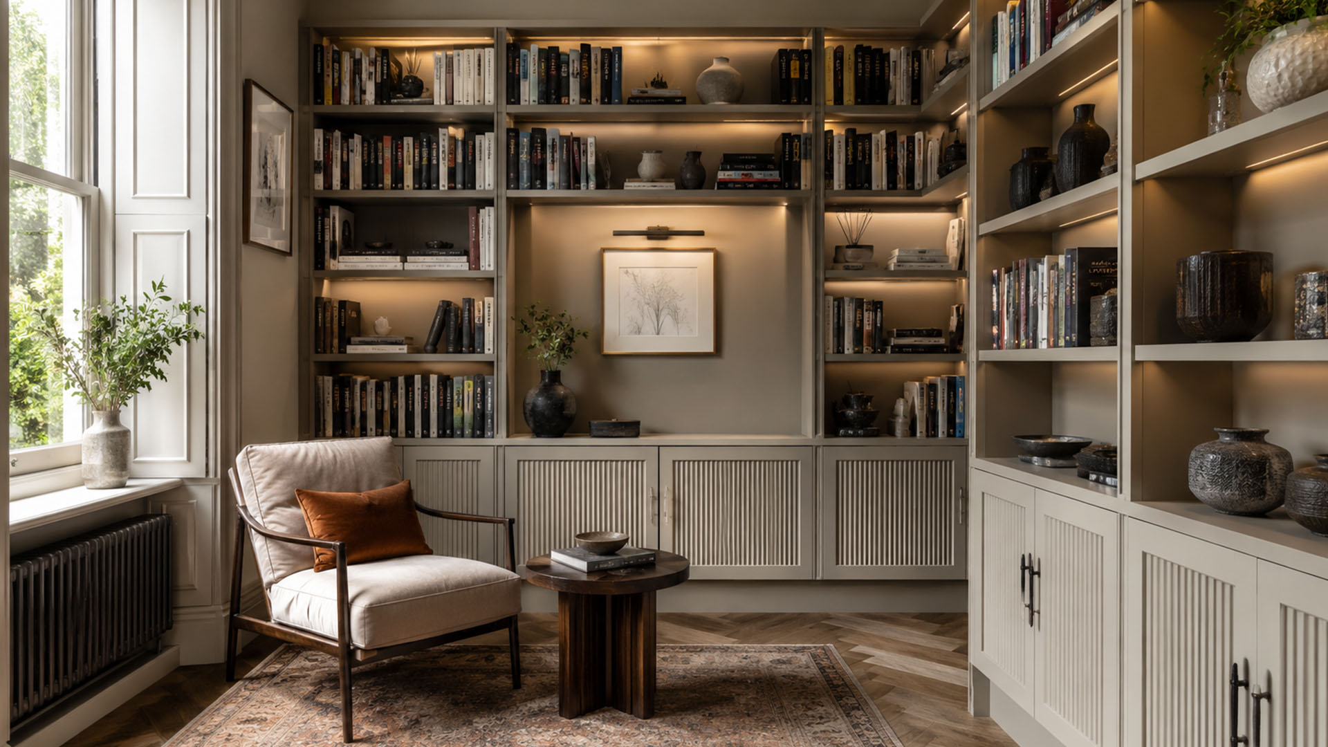 West London Cabinetry - Belgravia project - home library