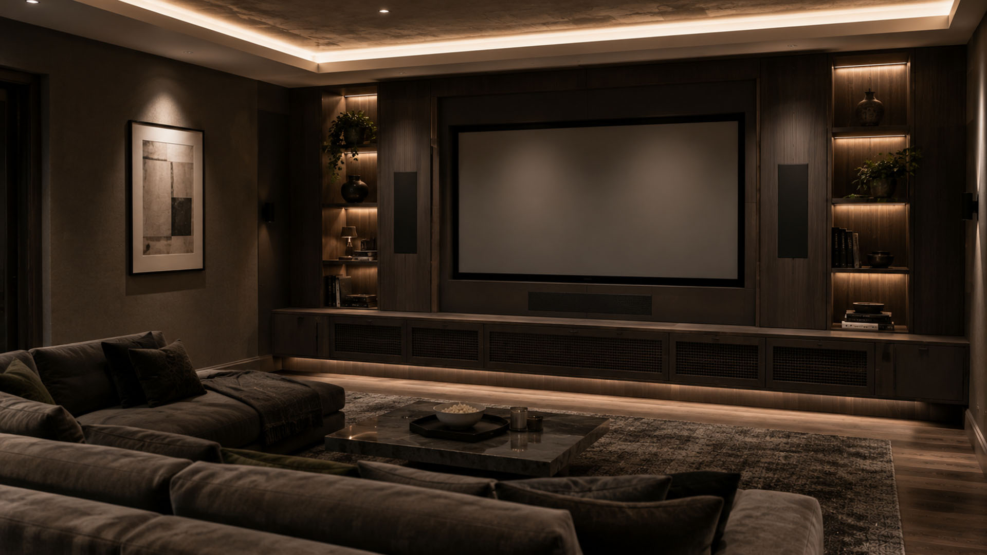 West London Cabinetry - Bespoke TV wall units in London - Bespoke home cinema and TV wall units