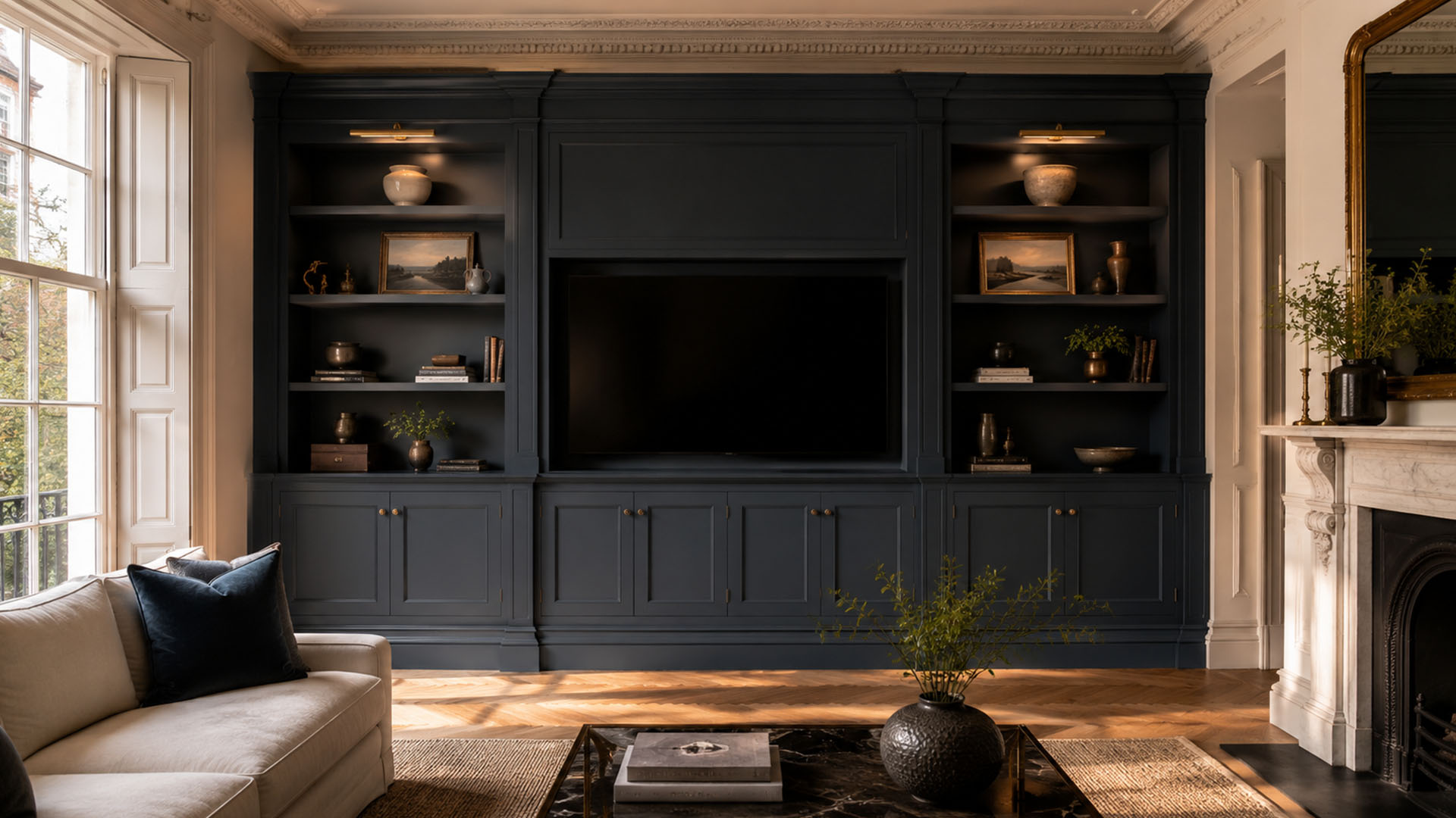 West London Cabinetry - Bespoke TV wall units in London - Designed around your interior