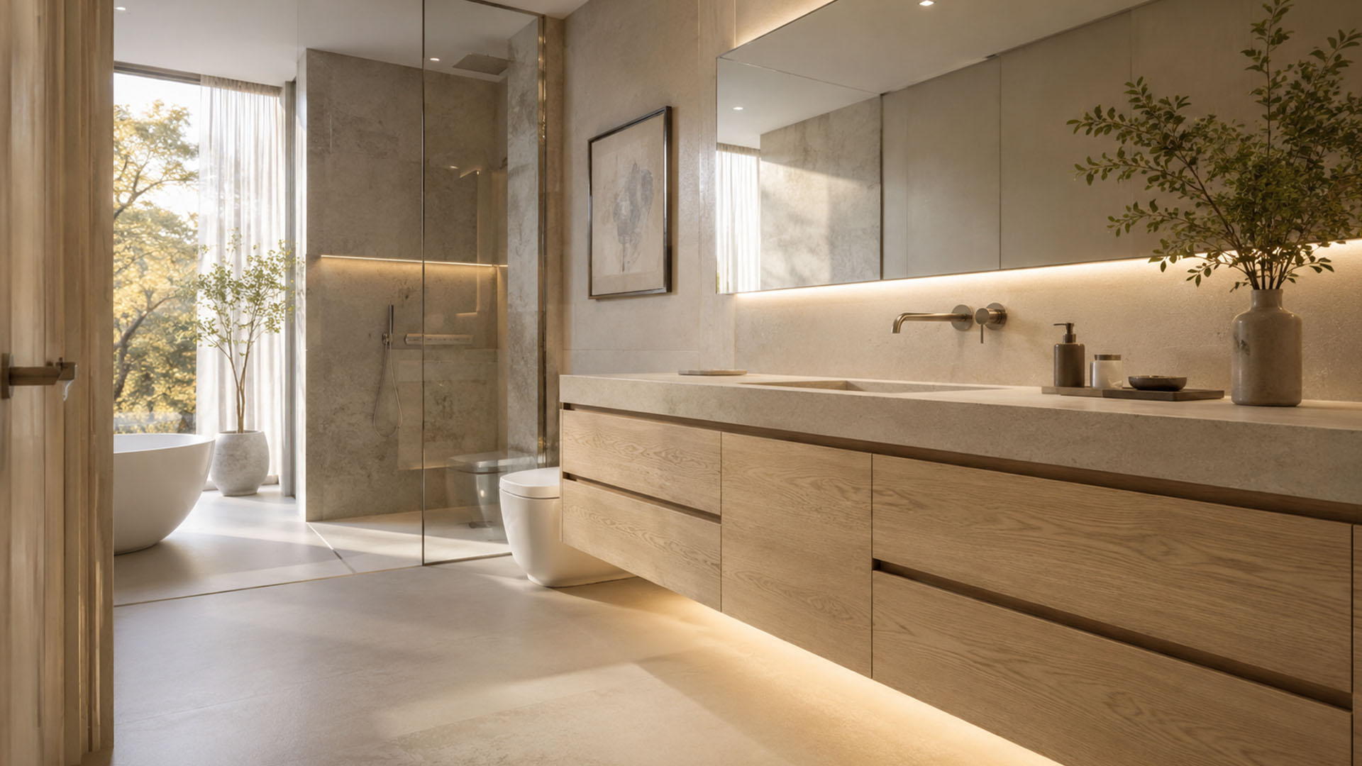 West London Cabinetry - Bespoke bathroom furniture in London - Floating bathroom furniture