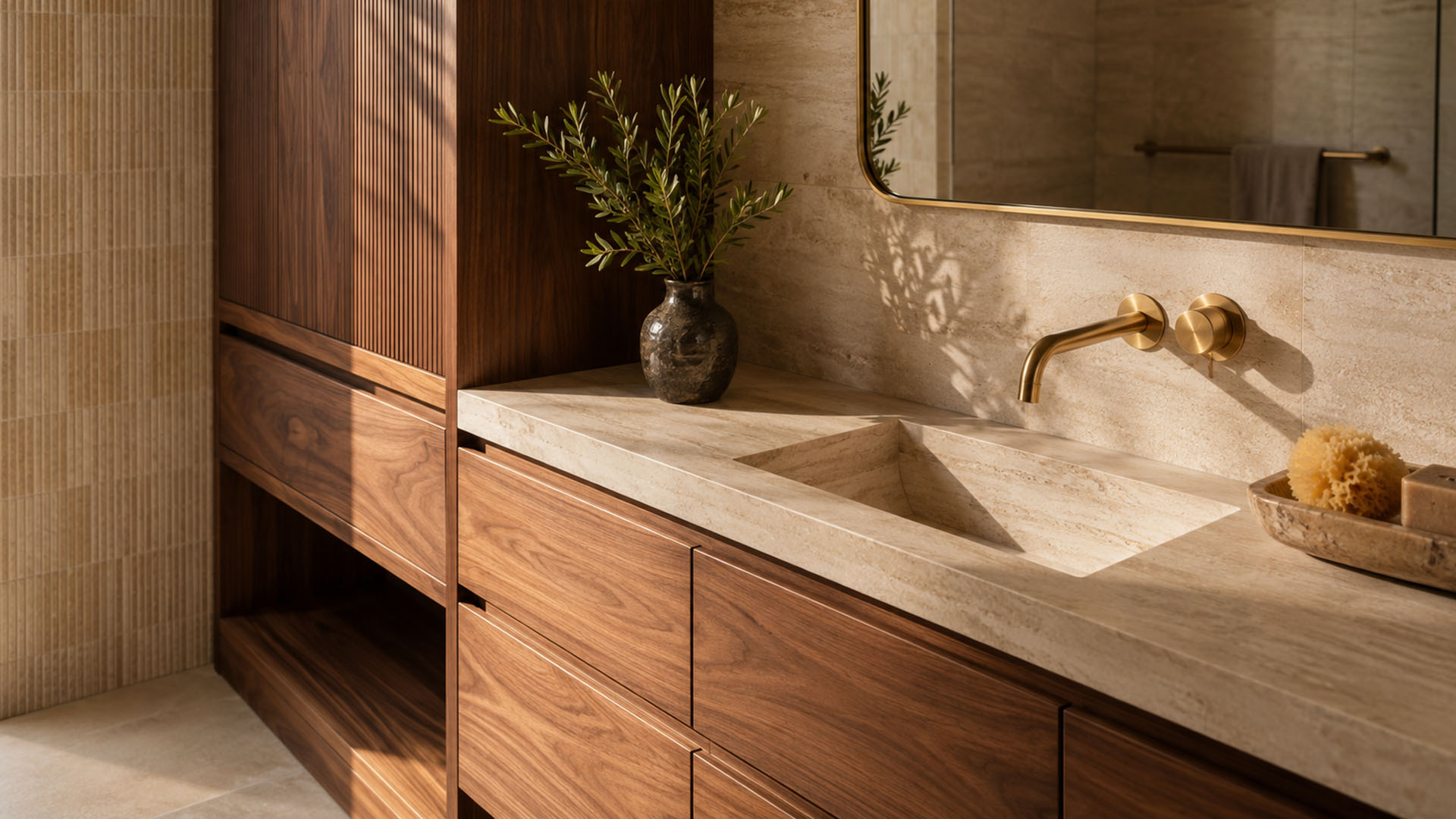 West London Cabinetry - Bespoke bathroom furniture in London - Materials selected for bathroom environments