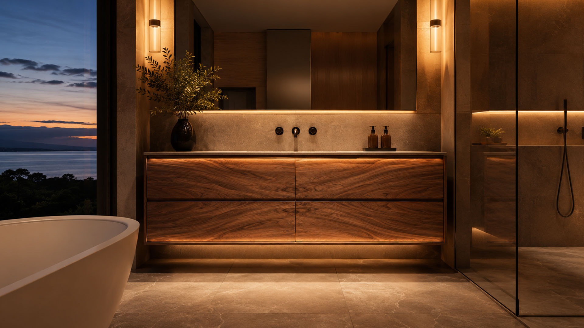 West London Cabinetry - Bespoke bathroom furniture in London - Natural timber