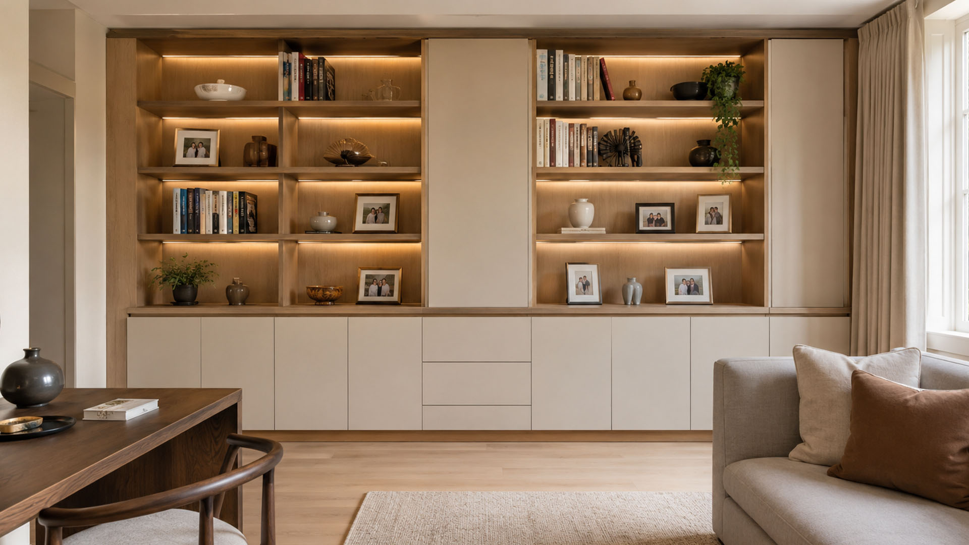 West London Cabinetry - Bespoke bookcases London - Designed around your home
